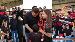 Nebi Hatipoğlu taraftarlarla maçı izledi
