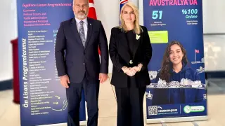 Rektör Adıgüzel'den Avustralya'da İş Birliği Temasları