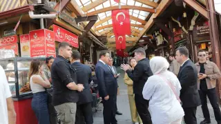 Kütahya Valisi Musa Işın, Sokak Sağlıklaştırma Projesi alanında incelemelerde bulundu