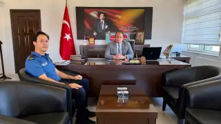 Bolvadin’de Emniyet Müdürü Arıkan görevine başladı
