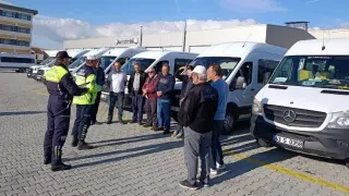 Kütahya Jandarması’ndan güvenli taşımacılık için denetim