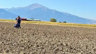 Bolvadin’de tarım arazileri tespit çalışması sürüyor