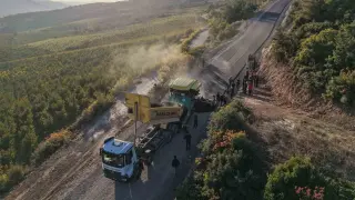Bilecik’te 8 kilometrelik köy yolu sıcak asfalta kavuşuyor