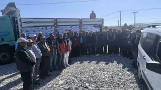 Üreticilere hibe destekli buğday tohumu dağıtıldı