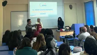 Şaphane MYO öğrencilerine afet farkındalık eğitimi verildi