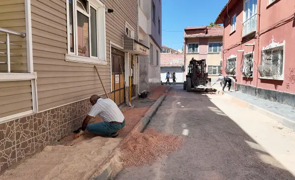 Tepebaş'ında çalışmalar hızla sürüyor