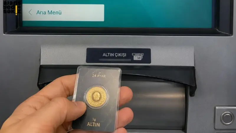 Kuyumcuya Gitmeden Altın Al dönemi: Pilot Uygulama ATM’lerde Devrede