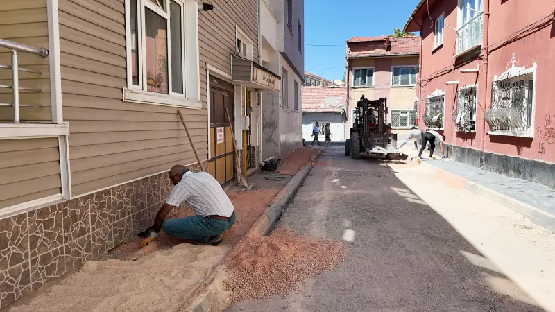 Tepebaş'ında çalışmalar hızla sürüyor
