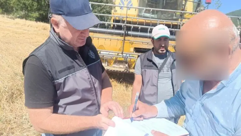 Çıkan yangınlardan sonra biçerdöverler sıkı denetimde