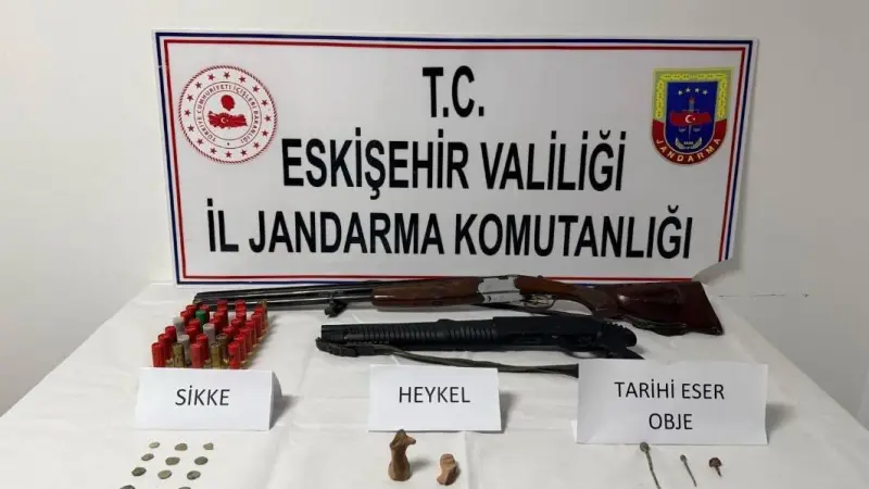 Eskişehir’de tarihi eser operasyonu: 1 şüpheli tutuklandı