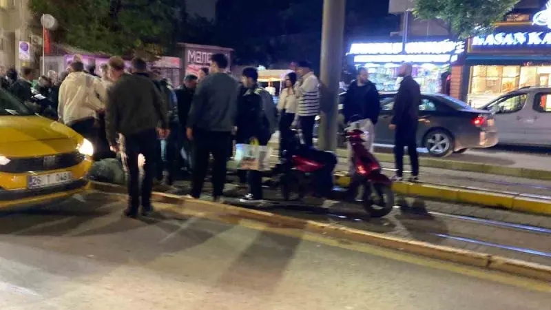 Eskişehir’de motosikletin çarptığı yaya ağır yaralandı