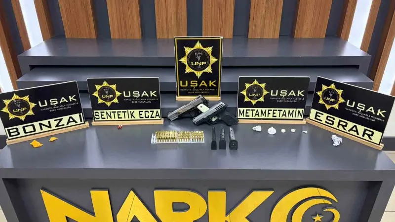 Uşak’ta 27 zehir taciri tutuklandı