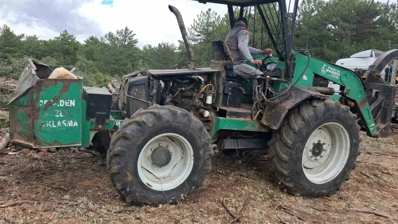 Eskişehir’de 2 milyon TL’lik kepçe ormanın içinde ortadan kayboldu